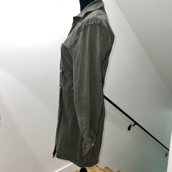 Le Jean Eliza Denim Mini Shirt Dress - Picture 10 of 15